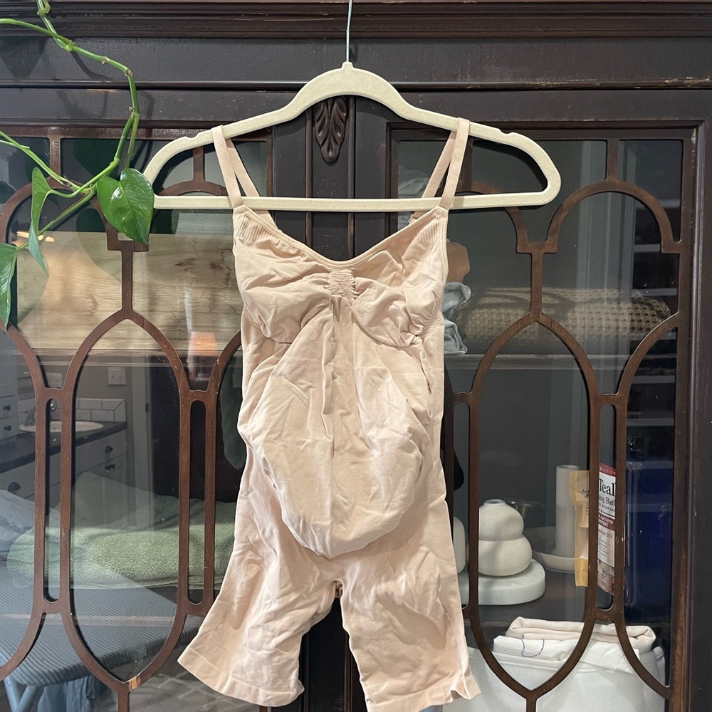 SKIMS Nude Shapewear Bodysuit — maternity